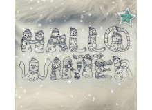 Stickserie - Schneemann Alphabet A-Z